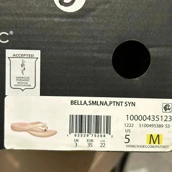 Vionic BELLA Comfort Sandal -Toe Post -Semolina - Picture 6 of 6